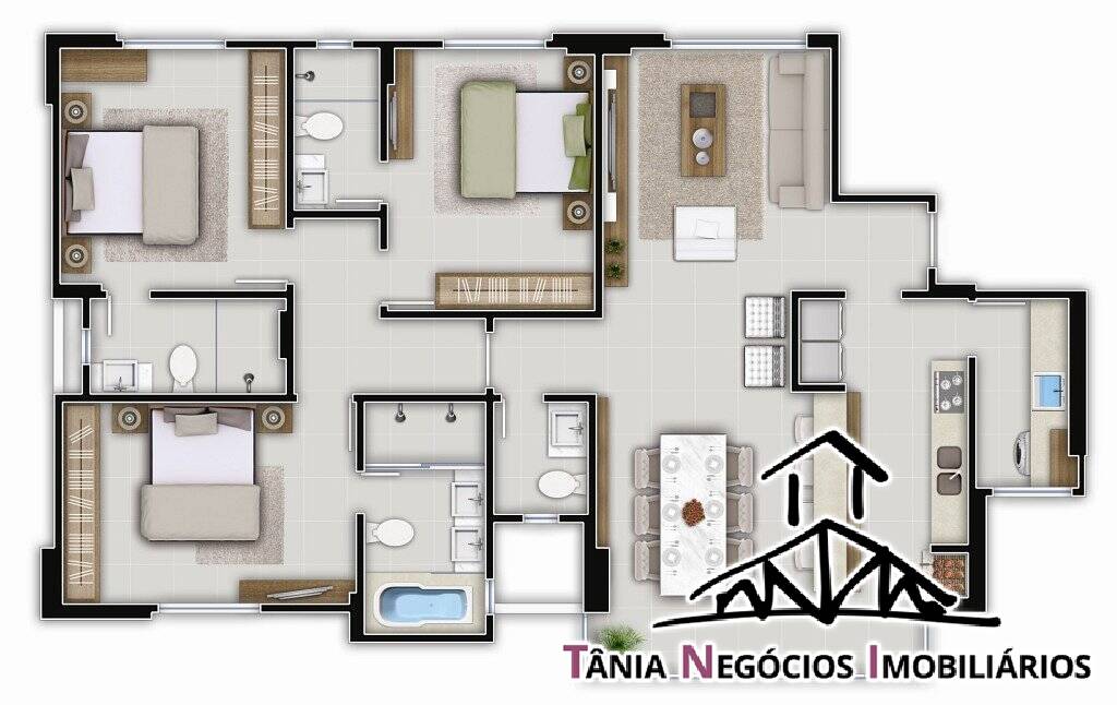 Apartamento, 3 quartos, 135 m² - Foto 8